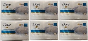 24xDove Gentle Exfoliating Beauty Cream Bar Soap Moisturising Skin 4 x 90g Bars - Picture 1 of 5