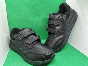 New Balance Mens 928v2 Black Leather Walking Shoes Sneakers Size 12 D MW928HB2 - Picture 1 of 18
