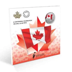 1921-2021 - Moments to Hold - Canada’s National Colours - $5 Pure Silver Coin - Picture 1 of 5