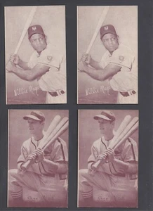 1980 EXHIBIT BASEBALL 17 CARD LOT--MAYS, MUSIAL, REESE, SPAHN, FOX--HIGHER GRADE - Picture 1 of 5
