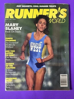 Runner’s World Magazine August 1988 Mary Slaney Back on Track 20 Minute Workout - Image 1 of 3