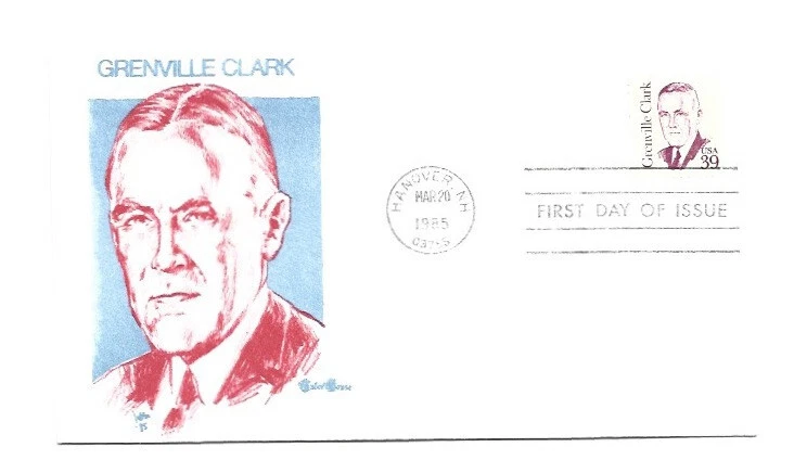 1867 39c Grenville Clark, Tudor House, FDC - Image 1 of 1