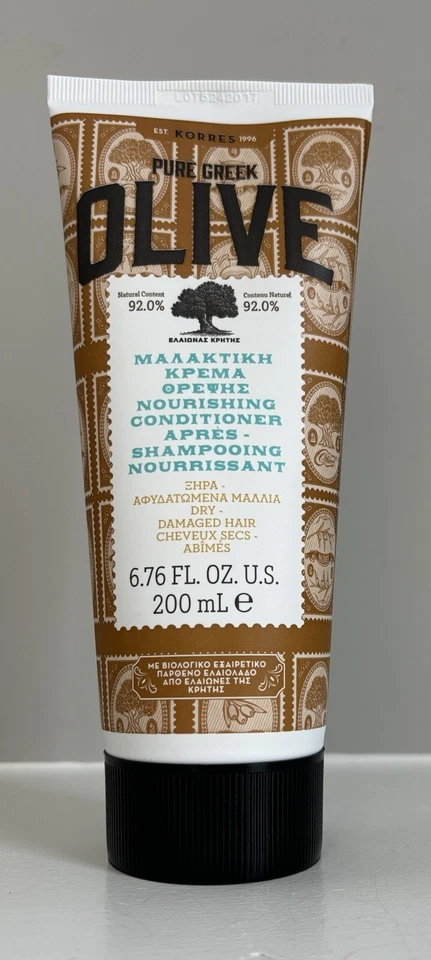 Nuevo KORRES Grecia Oliva Griega Nutritiva Acondicionador Profundo Mascarilla Cabello Seco Dañado Foto 1 de 4