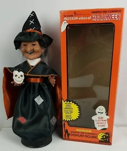 Motionette Witch Display Figure Telco Motion-ette Of Halloween Vintage - Picture 1 of 12