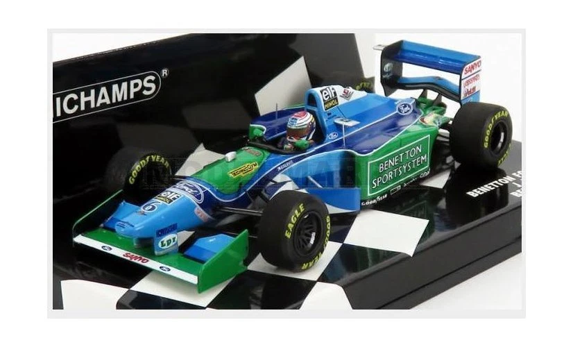 Minichamps 1/43 Benetton Ford B194 Jos Verstappen GP Belgio 1994 Modellino