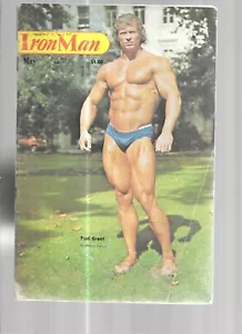 IRON MAN MAY 1975 PHIL GRANT COVER, ARNOLD SCHWARZENGGER-AN IMPRESSION ARTICLE - Picture 1 of 4
