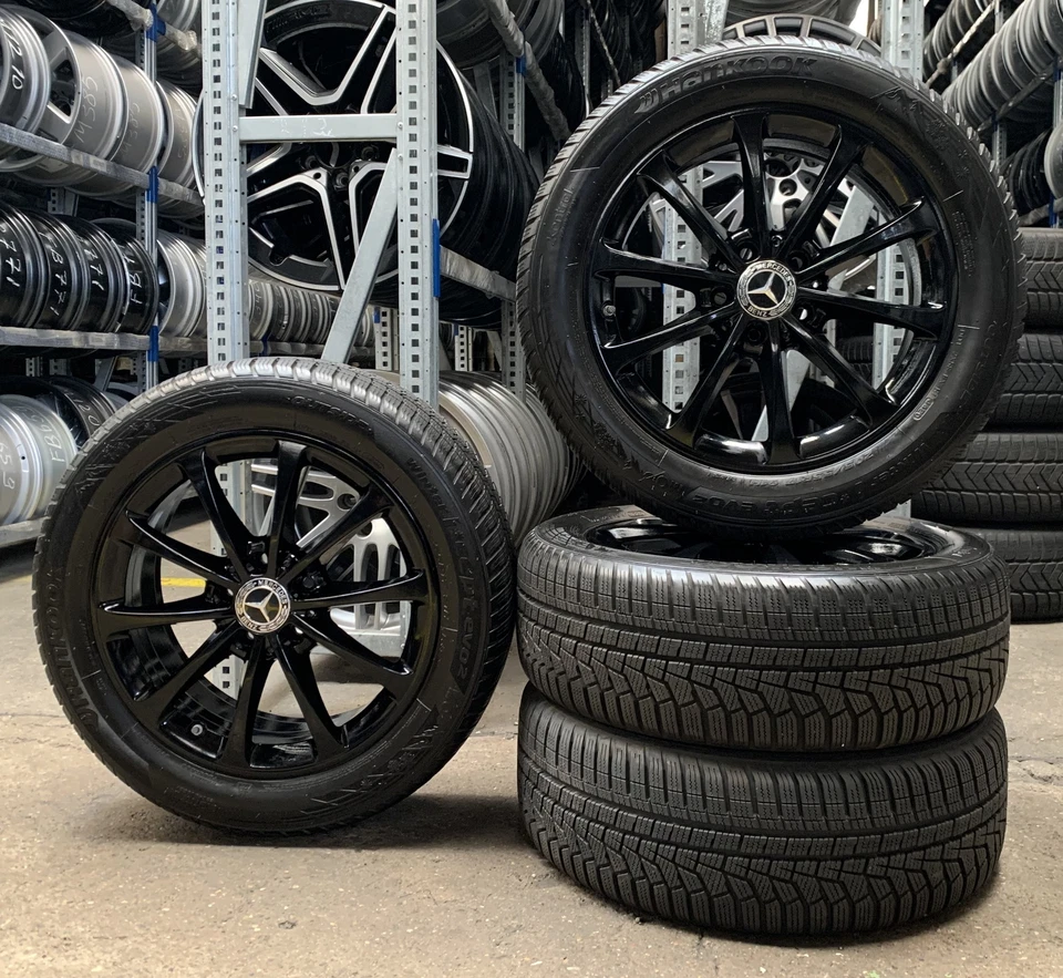 4 Orig Mercedes-Benz Winterräder 205/55/17 91H M+S W247 W177 C118 A1774010300 72 - Bild 1 von 3