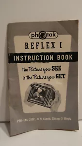 RARA FOTOCAMERA VINTAGE PHOTAX REFLEX I 1 PELLICOLA MANUALE ISTRUZIONI UTENTE - Foto 1 di 2