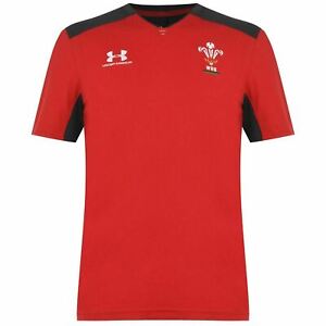 Under Armour Mens Wales/ WRU Player Issue Training T-Shirt -BNWT 