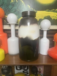 WEST GERMAN FAT LAVA OLIVE GREEN VASE KERAMIK SCHEURICH FLOOR LARGE 553-38 39cm - Picture 1 of 5