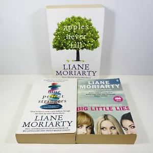 3 Lot Liane Moriarty-Apples Never Fall, Nine Perfect Strangers, Big Little Lies - Picture 1 of 11