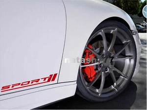 SPORT Racing Decal Sticker Performance Motorsport Turbo Car Truck SUV Emblem 2pc - Bild 1 von 9