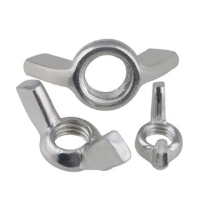 3/16 1/4 5/16 3/8 UNC BSW Carbon steel Zinc plated Butterfly Wing Nut Nuts - Picture 1 of 6