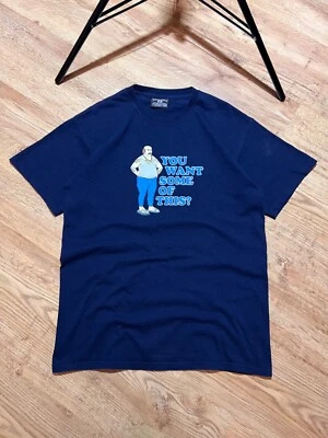 Camiseta Vintage 00s Aqua Teen Hunger Force Adulto Nadar Carl Azul Para Hombre Talla M Foto 1 de 4