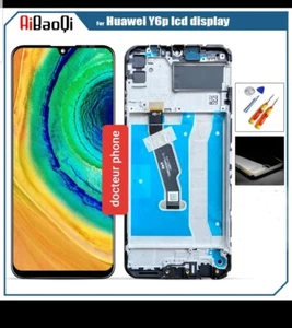 ECRAN LCD+tactile sur chassis frame pour HUAWEI Y6P + Y6P 2020+ outils+verre đ - Photo 1 sur 2