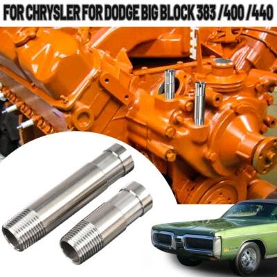 For Big Block 383 400 440 1962-1969 Heater Hose Nipple Kit 5/8" Heater Hoses NEW - Image 1 of 4