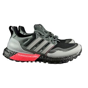 Adidas UltraBOOST All Terrian Black Grey Red Shoes EG8098 Men's Sizes 8 - 8.5