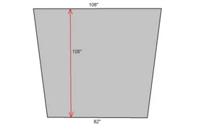NEW Divider Curtain for Large Tents, DIV-T82B108, 82"x108", See Diagram - Picture 1 of 1
