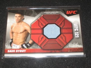 SAM STOUT TOPPS CERTIFIED AUTHENTIC FIGHTER WORN MEMORABILIA CARD /188 - Picture 1 of 1