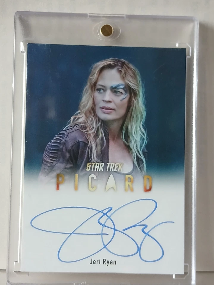 Women of STAR TREK Auto Autograph A22 Jeri Ryan Seven of Nine Archive Box RARE - Bild 1 von 2
