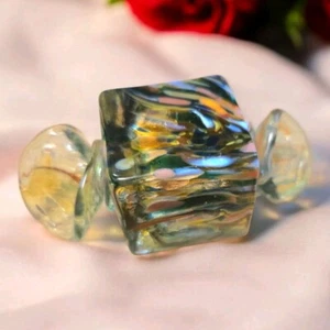 Vintage Art Glass Murano Style Candy Lolly Decor Collectable Hand Blown - Picture 1 of 3