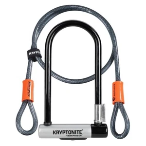 2 U-LOCK W/KRYPTOFLEX CABLE W/BKT 122cm x 10.2cm x 22.9cm (3C) - Picture 1 of 5