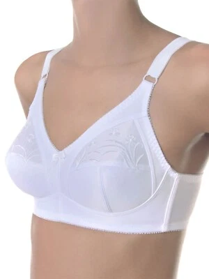 Sassa Soft BH ohne Bügel 12892 Functional Bras Gr. 75-120 B-D in Weiß - Bild 1 von 2