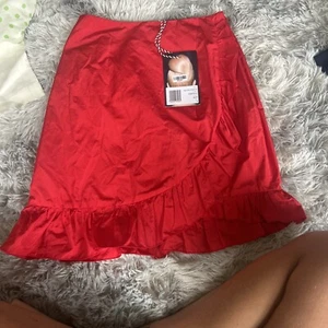 Alexa Chung Red Mini Skirt Size 6 - Picture 1 of 5