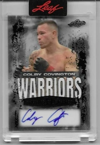 COLBY COVINGTON 2025 Leaf Sports Heroes Warriors LAST Auto Card Autograph 2/2 - Picture 1 of 2