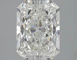 Cert. Diamante estratto naturale taglio radiante GIA 2,50 CT sfuso colore K SI1 chiarezza - Foto 1 di 2