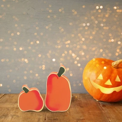  2 Pcs Halloween Party Centerpieces for Tables Pumpkins Decorating - Image 1 of 4