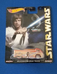 Hot Wheels 2016 Pop Culture Star Wars Volkswagen Drag Truck Luke Skywalker - Picture 1 of 6