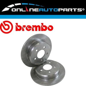 2 Rear Disc Brake Rotors for Mercedes Benz 180E 190D 190E W201 1984 to 1994 - Picture 1 of 1