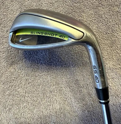 Nike Sling Shot 4D Single Pitching Wedge, TT SL R-Flex Steel Shaft, VGC, 9-10 - Image 1 of 4