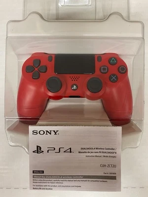 Sony DualShock 4 Wireless Controller for PlayStation 4 Magma Red, Tested - Image 1 of 2
