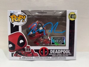RYAN REYNOLDS FIRMADO DEADPOOL FUNKO POP 1413 MARVEL GRAN FIRMA CERTIFICADO DE AUTENTICIDAD BAJO - Imagen 1 de 7