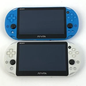 Sony PS Vita Console PCH-2000 Lot of 2 Untested For Parts Repair Japan 1642 UG - Picture 1 of 7