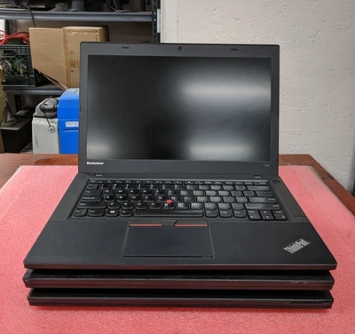 3x Lenovo ThinkPad T450 i5 5ta Generación 2GB-8GB RAM SIN OS/HDD/SSD *BIOS/Leer* | C1320 Foto 1 de 4