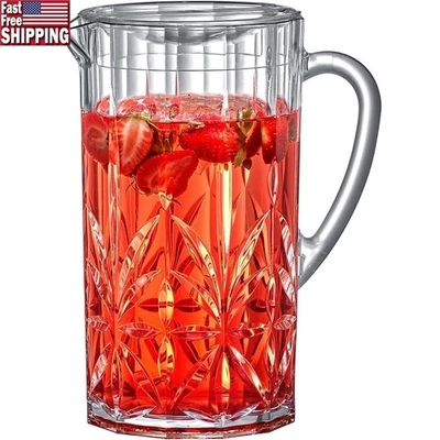 Jarra de acrílico irrompible dispensador de bebidas jugo té helado uso en exteriores Foto 1 de 4