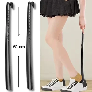 Zapato de 61 cm de largo con mango extra largo de plástico duradero cuerno ayuda a la movilidad - Imagen 1 de 5