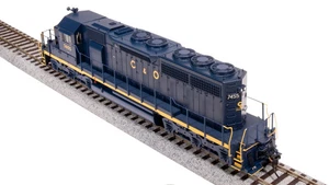 Broadway Limited HO 9033 Stealth Series EMD SD40, Chesapeake and Ohio #7462 - Picture 1 of 6