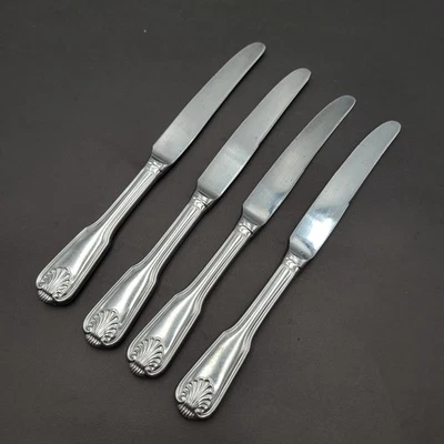 Cuchillo de cena de acero inoxidable TOWLE London Shell cubiertos ALEMANIA juego de 4 piezas de colección Foto 1 de 4