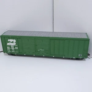 Atlas HO Burlington Northern 50ft Green Boxcar Model Train 8-Inch - Picture 1 of 9