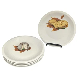 Set of 5 Vintage French Cheese Plates – Cheese Set - “Les Fromages” Porcelain - Bild 1 von 10