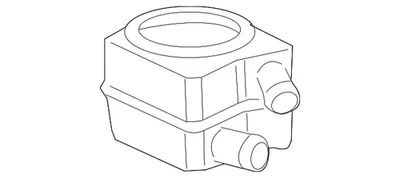 Genuine Volkswagen Oil Cooler 028-117-021-L - Image 1 of 4