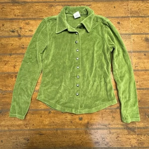 Vintage Palmetto’s old Green Cutie Button-Up Shirt Women’s Small Paper Tag Vtg - Imagen 1 de 11