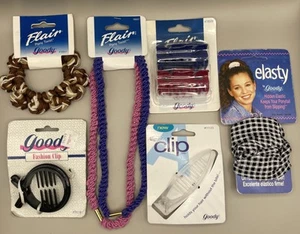 Vintage 1990’s Retro Goody Hair Claw Clip, Scrunchie, Clips Lot New 8 pieces - Picture 1 of 11