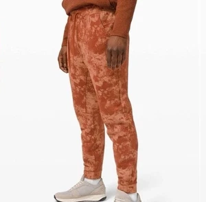 Felpa Lululemon City Joggers 28" Uomo M Terracotta French Terry - Foto 1 di 11
