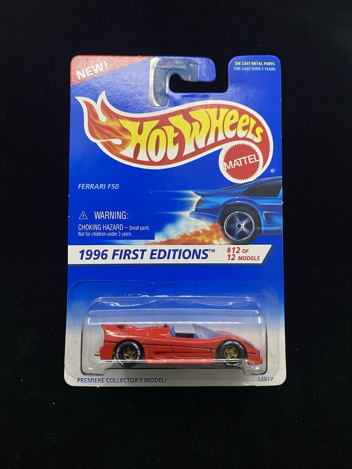 Ferrari F50 Hot Wheels 1996 First Editions #12 of 12 Red on Card 🔥Custom🔥 - Image 1 of 1