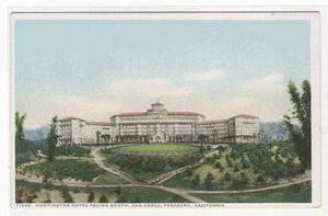 Postal Phostint Huntington Hotel Pasadena California años 1910 - Imagen 1 de 1